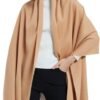 Wool Shawl Large Thick Pashmina Travel Blanket Scarf Winter Wraps for Women - Image 2