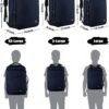MATEIN Weekender Backpack, Large Capacity Travelling Suitcase Backpack with Strap for Clothes, Expandable Flight Approved Business Carry on Backpack for International Travel, Blue - Image 7