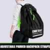 Car Seat Travel Bag for Airplane, Large Car Seat Bags for Air Travel with Padded Straps, Gate Check Storage Bag/Backpack for Car Seat Airport, Carseat Cover Travel - Baby Travel Essentials for Flying - Image 2