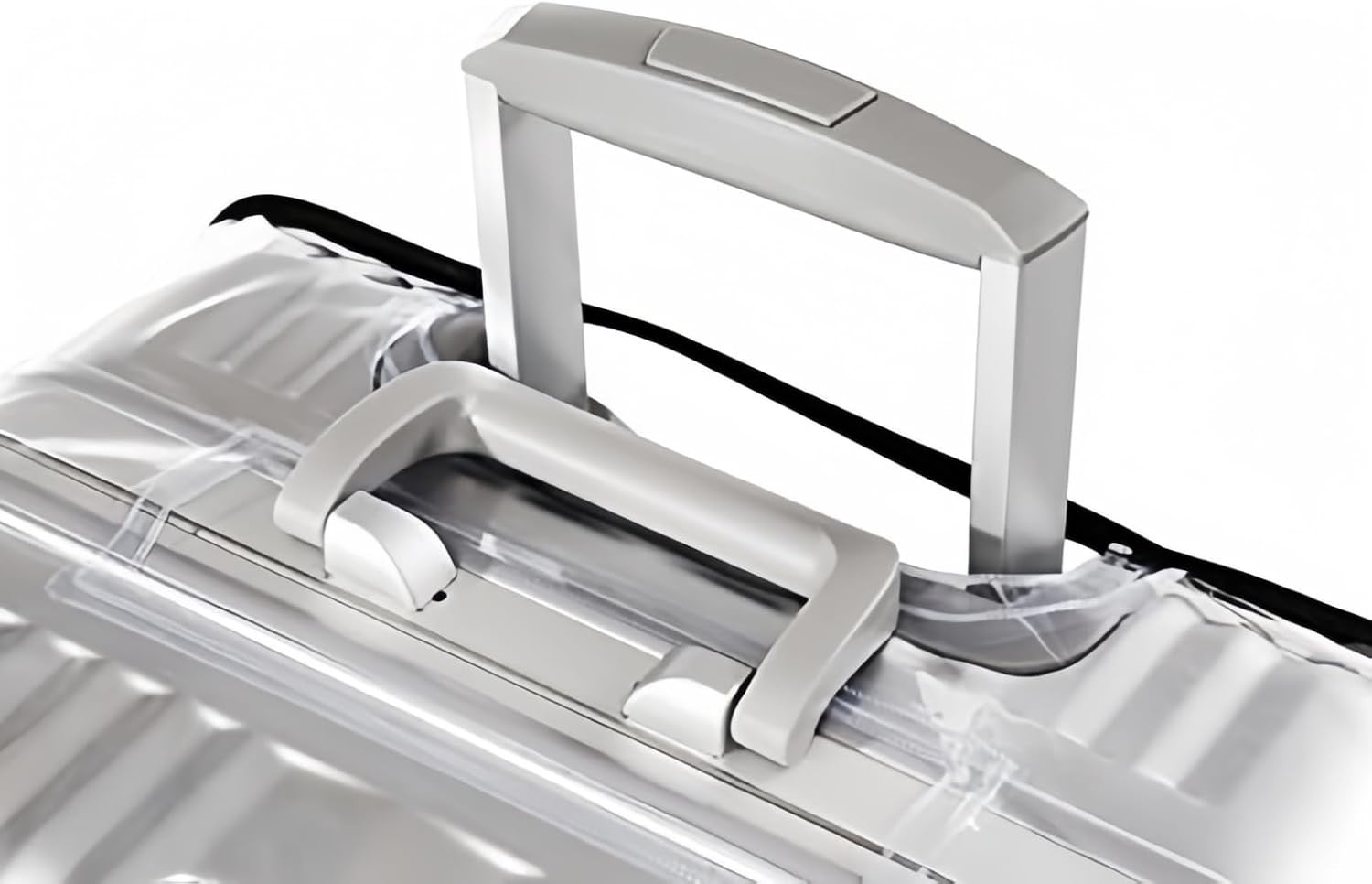Suitcase Cover Protectors Clear PVC Luggage Cover for Wheeled Suitcase Waterproof Travel Suitcase Cover (20" (13.8" L x 9.1" W x 20.9" H)) - Image 6