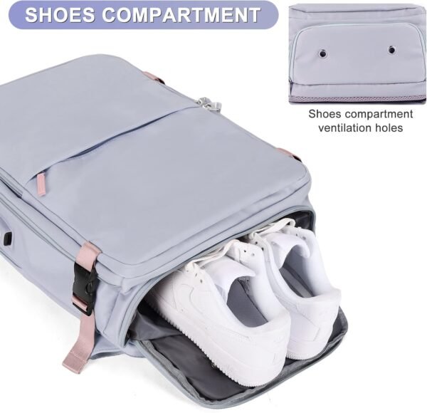 coofay Travel Backpack For Women Airline Approved Carry On Backpack Flight Approved Waterproof Sports Luggage Backpack Casual Daypack Small Hiking Backpack - Image 5