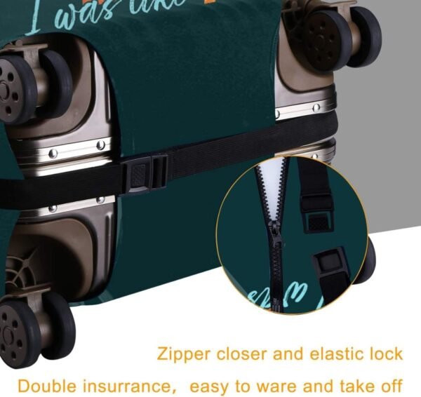 Travel Suitcase Protector African American Woman Elastic Protective Washable Luggage Cover With Concealed Zipper Suitable For 18-32 Inch【S (for 18-21 inch luggage)】 - Image 4