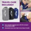 Cabeau Air TNE Inflatable Travel Neck Pillow Lightweight Inflatable Core, Customized Fit, Adjustable Chin Strap, with Compact Carrying Case for Comfort On-The-Go (Royal Blue) - Image 7