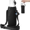Xxerciz Water Bottle Carrier Bag for Brita 36 oz Filtering Bottle, Insulated Neoprene Water Bottle Holder with Adjustable Strap, Travel Bottle Carrier Pouch Sleeve for Outdoor Camping, Hiking, Gym