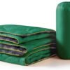 UNIKOME Outdoor Packable Camping Blanket, Lightweight Travel Blanket Waterproof Warm Camping Blanket for Hiking, Camping, Puffy Down Alternative Camping Blanket with Corner Loops, 75"×52", Green - Image 8