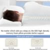 Camping Pillow Lightweight,Easy to Carry,Memory Foam Travel Pillow,Backpacking Pillow,Portable Pillow with Travel Storage Bag,Removable Pillow Cover (White) - Image 4