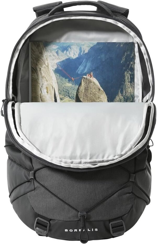 THE NORTH FACE Borealis Commuter Laptop Backpack, Asphalt Grey Light Heather/TNF Black, One Size - Image 5
