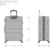 SwissGear 7366 Hardside Expandable Luggage with Spinner Wheels, Green, Checked-Medium 23-Inch - Image 7