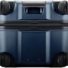 Traveler's Choice Ultimax II 26" Medium Trunk Spinner Luggage, Tie Down Straps, Matte Navy, Checked Inch - Image 3