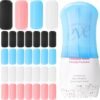 32 Pack Elastic Sleeves for Leak Proofing Travel,Silicone Leak Proof Sleeves for Travel Container in Luggage, Reusable Accessory for Cruise Ship Essentials for Women Men