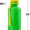 Bulk Water Bottles for Kids - (Pack of 12) 18 oz - 7.5 Inch BPA-Free Plastic water Bottles with Pop-Up Tops & Handles for Summer, reusable water bottles bulk For School, sports Birthday Party Favors - Image 2
