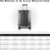 Luggage Cover Set Clear PVC Luggage Cover & 2-in-one Luggage Strap Thickened Suitcase Cover 30 Inch Luggage Protector for Wheeled Suitcase (30-Inch) - Image 6