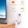 【2-Pack】 European Travel Plug Adapter, International Power Plug Adapter with 3 Outlets 3 USB Charging Ports(2 USB C), Type C Plug Adapter Travel Essentials to Most Europe Spain Italy France Germany - Image 2