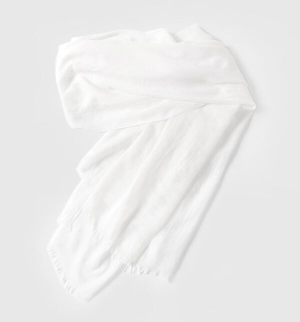 Jeelow Cotton Feel Scarf Shawl Wrap Soft Lightweight Scarves And Wraps For Men Women - Image 3