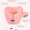 2-in-1 Travel Pillow, U-Shape Neck & Head Support Pillow, Napping Pillow Relax Arms, Ergonomic Memory Foam Neck Pillow for Airplane, Car, Train, Bus and Home Use - Image 2