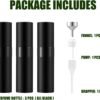 8ML Mini Atomizer Perfume Travel (Matte Black) Refillable Bottle Portable Spray Bottle for Cologne and Perfume (3pcs) - Image 6