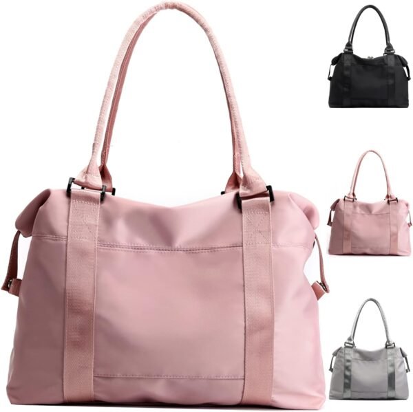 Women Tote Bag Travel Duffel Bag Carry On Luggage Bag Sports Gym Bag - Image 7