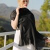 Harewom Lightweight Linen Feeling Shawl Wraps for Women Dressy Travel Gauze Summer Scarfs for Evening Dresses - Image 6