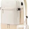 ZOMFELT Travel Backpack for Women, Flight Approved Carry on Backpack with Shoes Compartment & Wet Pocket, Water Resistant 17inch Laptop Bag with USB Charging Port for College Weekender Hiking Trip