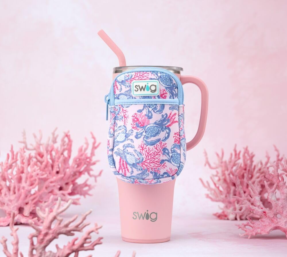 Swig Life Mega Mug Pouch, Water Bottle Bag with Adjustable Strap, Water Bottle Fanny Pack with Zippered Phone Pocket, Holds Travel Essentials, Water Bottles, Tumbler Accessories (Sweet And Spooky) - Image 8