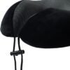Memory Foam Travel Pillow, Neck Pillow with 360-Degree Head Support, Comfortable and Lightweight, Ideal for Sleeping on Airplane, Car, Train, Bus and Home Use, Comes with Storage Bag (Black) - Image 5