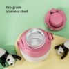 16 oz Stainless Steel Water Bottle with Strap, Double Vacuum Insulated Water Bottle Eco-Friendly and Dishwasher Safe Leakproof Closeable Lid for Cold Drinks Sports Travel School Car - Image 2