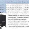 GANNEPIE Suitcase Cover Washable Travel Luggage Protector Anti-scratch Dolphin Printed Luggage Cover for 19-21 Inch - Image 6