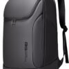FUTURE AESTHETICS Business Smart Backpack Waterproof for women,men,Fight Approved Durable Backpack suitable as overnight and travel backpack (Black)