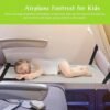 Toddler Airplane Bed, Lightweight Toddler Airplane Seat Extender Footrest Hammock, Kids Airplane Travel Essentials, Protable Travel Accessories Toddler Airplane Travel Bed(Thin) - Image 3