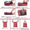 Compression Packing Cubes for Suitcases, Fancyou 7 Set Travel Organizer Cubes for Birthday Gifts for Women, Suitcase Organizer Bags Set for Travel Essentials, Expandable Luggage Organizer Bags(Pink) - Image 7