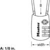 Master Lock Black Set Your Own Combination TSA Approved Luggage Lock, Travel Lock for Backpacks, Suitcases, or Zippers, 4688D - Image 6
