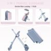 Ride on Suitcase Carry On luggage with Seat for Kids - Detachable Trolley Suitcase with Brake - Rolling Kids Travel Luggage With Kids Seat for Airplane - Rideable Suitcase with TSA Lock - Pink - Image 3