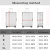 WUJIAONIAO Travel Luggage Cover Spandex Suitcase Protector Washable Baggage Covers (XL (for 29-32 inch luggage), TRAVEL) - Image 6