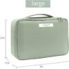 Queboom Travel Makeup Bag Cosmetic Bag Makeup Bag Toiletry bag for women and men (Green) - Image 7