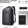 FUTURE AESTHETICS Business Smart Backpack Waterproof for women,men,Fight Approved Durable Backpack suitable as overnight and travel backpack (Black) - Image 4