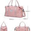 Travel Duffel Bag,Sports Tote Gym Bag,Shoulder Weekender Overnight Bag for Women - Image 8
