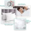 Nestl Toddler Pillow - Pack of 2 Baby Pillows - Organic Cotton Kids Pillow for Sleeping - Soft Kids Travel Pillow - Perfect Toddler Bed Pillow - 13 x 18 Inches,White - Image 4