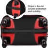 Letter R Luggage Cover Elastic Stretch Suitcase Covers for Luggage Anti-Scratch Luggage Protector Washable Travel Suitcase Cover XL fits 29-32 Inch Luggage - Image 5