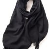 Wander Agio Women's Fashion Scarves Long Shawl Winter Thick Warm Knit Large Plaid Scarf - Image 5