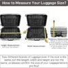 Suitcase Covers for Luggage Elastic Luggage Protector Suitcase Cover Anti Scratch Luggage Cover Protector for Travel Fits 22-28 Inch Luggage - Image 3