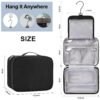 CUBETASTIC Toiletry Bag for Men, Hanging Travel Bag for Toiletries, Water-Resistant Dopp Kit for Traveling Portable Large Shaving Kit Bag with Compartment, College Dorm Room Essentials, Black - Image 6