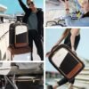 LOVEVOOK Travel Backpack for Women, 40L Carry On Backpack Flight Approved, Large Personal Item Bag Fits 17 inch Laptop, TSA Approved Luggage with 3 Packing Cubes,Waterproof Weekender Gym Backpack - Image 7