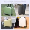 8Pcs Luggage Wheel Covers,Silicone Suitcase Wheel Cover for 2-2.4'' Spinner Wheel,Reusable Carry On Luggage Wheel Protector,Upgrade Suitcase Wheel Protective,Essential Travel Accessories(Purple) - Image 6