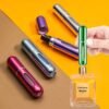 Yamadura Portable Mini Refillable Perfume Atomizer Bottle Spray, Scent Pump Case for Travel (5ml, 4 Pack) 4 - Image 2