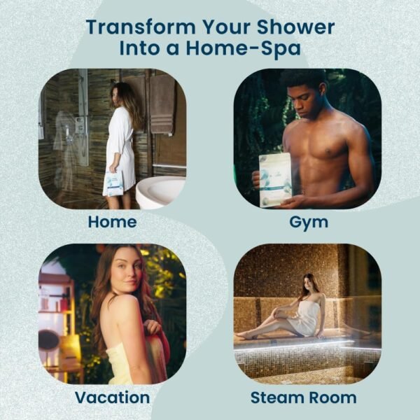 Body Restore Shower Steamers Aromatherapy 15 Pack - Relaxation Birthday Gifts for Women and Men, Travel Essentials, Stress Relief and Self Care - Eucalyptus - Image 7
