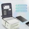 VECAVE Travel Laptop Backpack for Women Men, Flight Approved Backpack, Waterproof Sports College bag Casual Daypack for Weekender Carry on Overnight Bag with Shoe Compartment White - Image 7