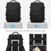 VGCUB Carry on Backpack,Large Travel Backpack for Women Men Airline Approved Gym Backpack Business Laptop Daypack,Black - Image 4