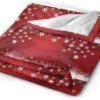(Christmas) Print Fall Throw Blanket Personalized Soft Flannel Blanket for Bed Couch Sofa, Blanket for Lightweight Fuzzy Cozy Blankets for Travel Office Home 50"X40" - Image 3