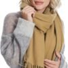 MissShorthair Pashmina Travel Scarf for Women Cashmere Solid Color Shawl Wraps Wool Shawls Gift for Evening Dresses - Image 6