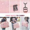 Travel Duffle Bag, Waterproof Weekender Bag Carry On Tote Bags for Women, Travel Essentials Sport Gym Bag for Men, Hospital Bag for Labor and Delivery, Overnight Bag Luggage Bag with Trolley Sleeve - Image 6